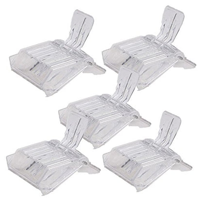 5pcs Beekeeping Queen Bee Cage Catcher Clips - Transparent Plastic