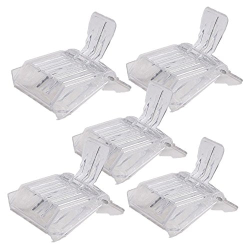 5pcs Beekeeping Queen Bee Cage Catcher Clips - Transparent Plastic