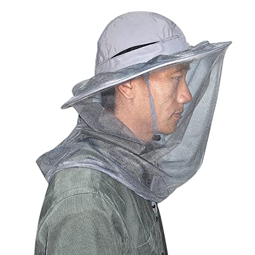 Beekeeper Hat,Bee Keeper Veil Netting,Mosquito Bug Gnat Mask,Head Catcher | Halloween Costume,Sun Shield Nylon,Foldable Packable,Brim Protection Dog Grooming,Bonnet Keepers Crown Net Comfortable - color: Violet Color
