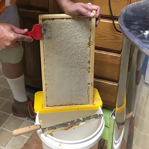 Honey Harvesting Beekeeping Starter Tool Kit, Set of 13,5 Gallon Plastic Honey Bucket Set for Beekeeping Supplies