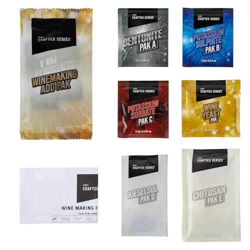 Fontana Wine Making Ingredient Kit - Merlot 6 Gallon DIY Kit | Premium Ingredients | Makes 30 Bottles