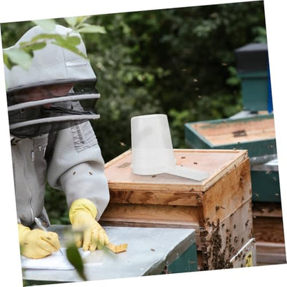 VANZACK 6pcs Bee Feeder Water Dispenser for Beehives Durable Water Feeding Station with Scale Easy to Operate Beekeeping Supplies for Bees Lightweight and Convenient Automatic Feeding Tool
