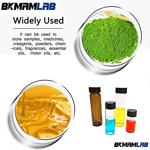 20ml Clear Small Glass Vials 30pcs with Screw Caps(30pcs) - color: Clear, size: 20ml 30pcs