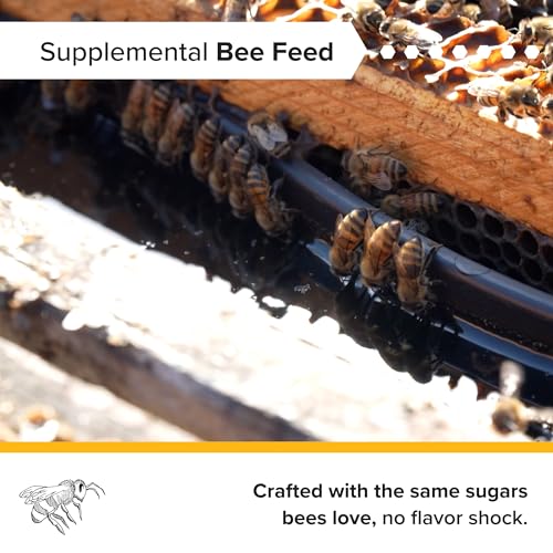 Mann Lake Pro-Sweet Liquid Feed, Natural Supplemental Feed for Bees, Ready-to-Use Nectar Alternative, Formula for Optimal Nutrition & Hive Weight, 1 Gallon 4-Pack, Made in USA - size: 128 Fl Oz (Pack of 4)
