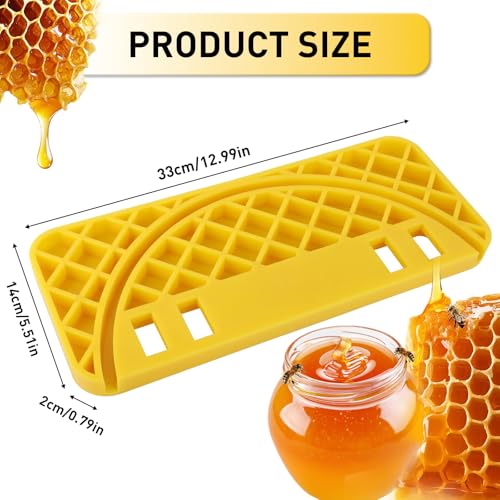Honey Uncapping Tank Holder, Honey Harvesting Tools, Easy Clean Honey Extractor Tank Bucket Scraper for Beekeeping Hive Frames Cleaning, Fit All 5 or 6 Gallon Bucket