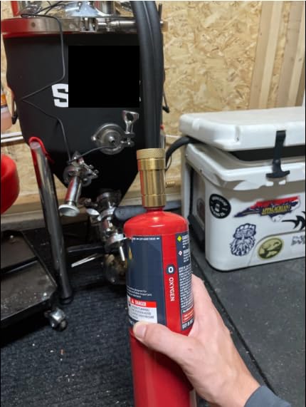 YOUHO Oxygenation Kit Oxygen Regulator for Brewing, Oxygen Valve for Disposable Tanks this Valve for an H2O MAPP bottle for brewing beer