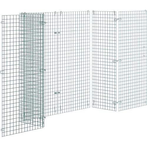 24" x 60" x 61" NSF Commercial Heavy Duty Green Epoxy Wire Security Cage Kit, Metal - color: Green, size: 24" x 60" x 61" Only Security Cage