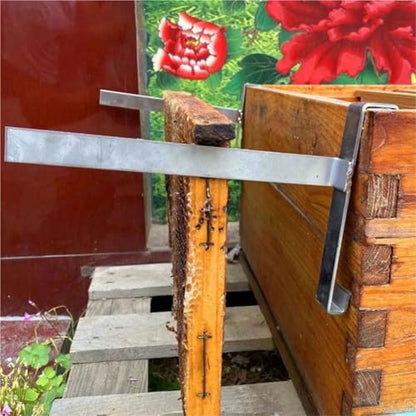 Beehive Frame Holder 4pcs Stainless Steel Beekeeping Frame Support Holder Multifunctional Rustproof Beehive Support Rack Stable Bee Hive Tool for Beekeeper Beekeeping(15-24.5cm) - color: 15-24.5cm