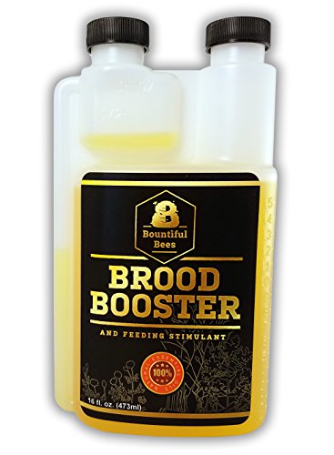 Brood Booster & Feeding Stimulant – 16 oz – Natural Honey Bee Supplement – Boosts Colony Growth – Prevents Syrup Fermentation – Aids Comb Building – Great for Nucs & Swarms - size: 16 Ounce