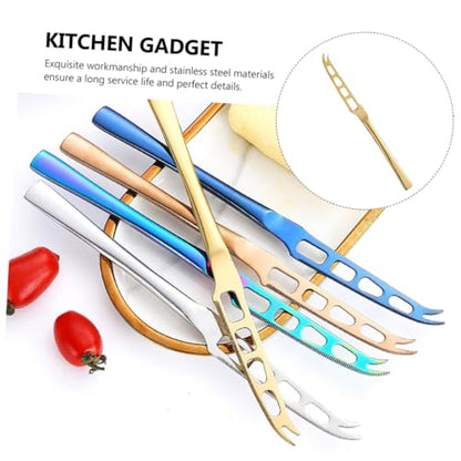 UKCOCO Stainless Steel Butter Spatula and Cheese Cutter Ergonomic Hollowed Out Design for Easy Slicing and Spreading Kitchen Gadget for Cheese and Butter Corrosion Resistant