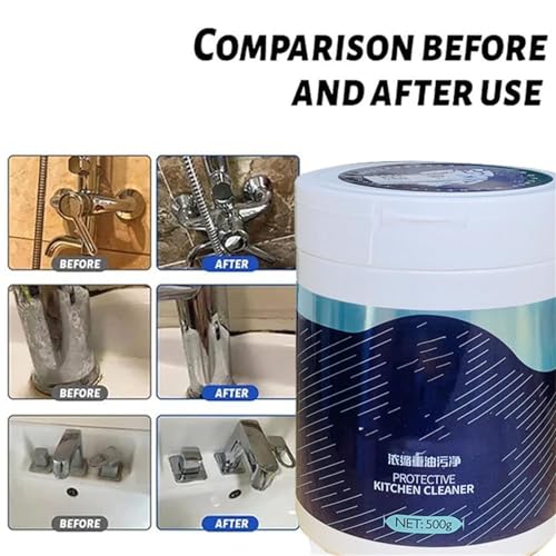 Cleaning Powder, Cleaning Powder, Powerful Kitchen All-Purpose PowderCleaner, Heavy Oil Stain RemovalPowder, Powerful Multifunctional Cleaner (1)