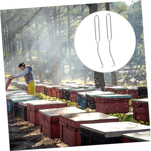 2pcs Beekeeping Tool Beehive Cleaning Hooks Bee Box and Frame Care Beehive Cleaner for Safe Beekeeping