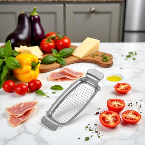 Silver Stainless Steel Butter Cutter Slicer, Butter Cutter Slicer, Food Grade Cheese Slicer, Versatile Cube Blade and Grater, Stainless Steel Wire Blade and Grater Cheese Tools