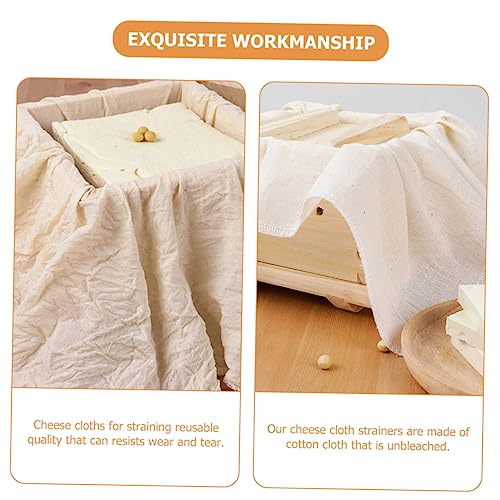 2pcs Multi-function Cheese Cloths Reusable Straining for Cheese Making Tofu and Cooking Kitchen Filter Cloths for Oil and Yogurt Draining