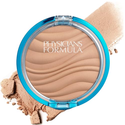 Physicians Formula Mineral Wear Talc-Free Airbrushing Pressed Powder, Full Coverage Mineral Face Powder for Sensitive Skin – Creamy Natural - color: Talc-Free Creamy Natural