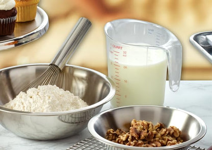 Winco PMCP-200 Measuring Cup, Polycarbonate, 2-Quart, Clear - size: 2 Quart