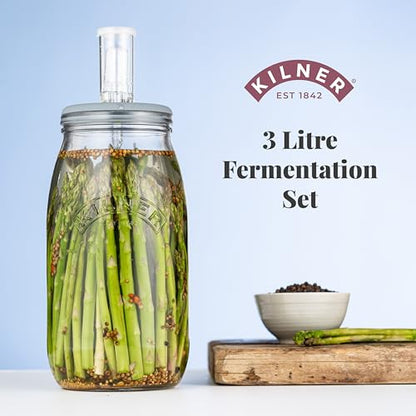 Kilner Create & Make Fermentation Set | 3L - size: 3 liters