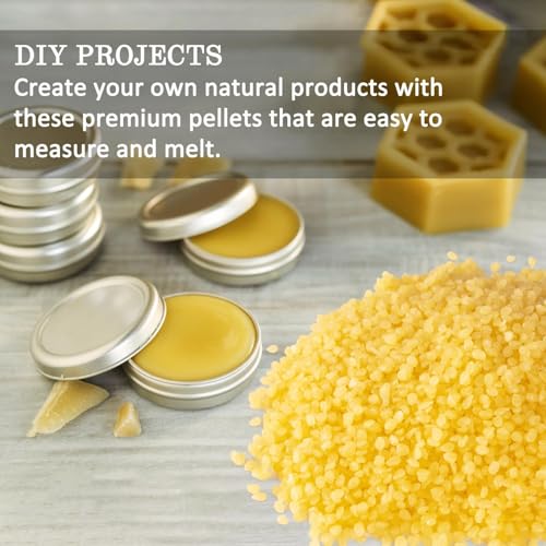 10 LB Yellow Beeswax Pellets - DIY Candle Making Kits, Magical Craft Making, Hand Care DIY Creams, Lip Balms and Soap Making Supplies (160 oz). - size: Yellow1-10lb