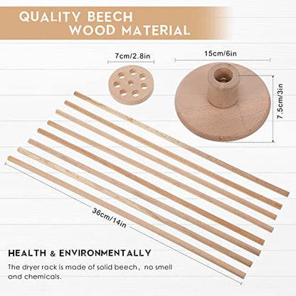 Chengu Bottle Drying Rack Design Plastic Bag and Bottle Dryer Multipurpose Drying Rack Wooden Cup Dish Freezer Bag Dryer Cup Holder for Easy Storage
