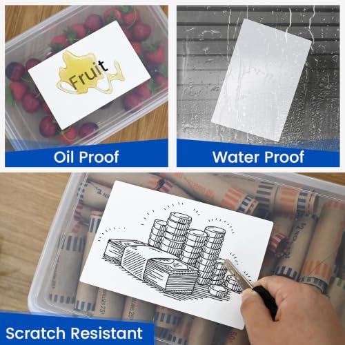 L LIKED 4" x 6" Thermal Labels, Blank Removable Labels with No Residue, Water and Oil Resistant, Use for Both Home and Office (1 Roll, 250 Labels) - size: 4x6-250