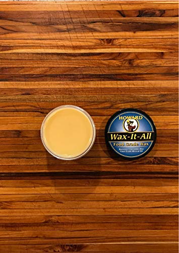 Howard Products Food-Grade Wax Paste | For Wood & Metal | Water-Resistant | With Beeswax & Carnauba | 9 Fl oz, Pack of 6 - size: 9 Ounce (Pack of 6)