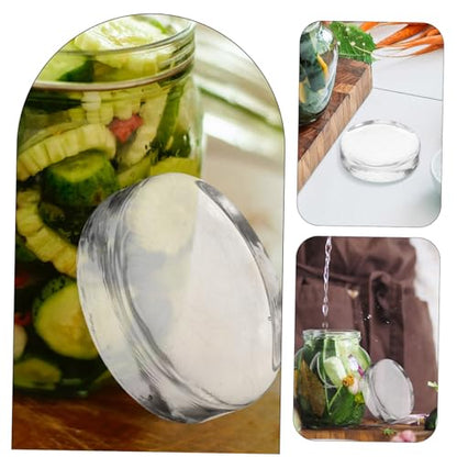 Fermenting Jar Weights Wide Mouth Mason Jar Fermenting Lids Pressure Stones Fermentation Kit for Sauerkraut