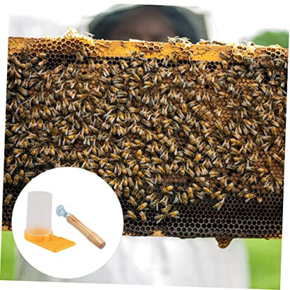 HANABASS 2pcs Beehive Water Feeder Multifunctional Bee Watering Station for Beekeeping Design for Easy Access and Use for Outdoor Gardens and