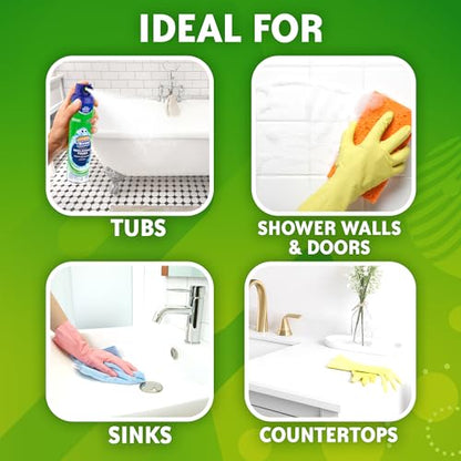Scrubbing Bubbles Mega Bathroom and Shower Foamer Aerosol, Rainshower Scent, 20oz (Pack of 2) - size: 20 Ounce (Pack of 2)