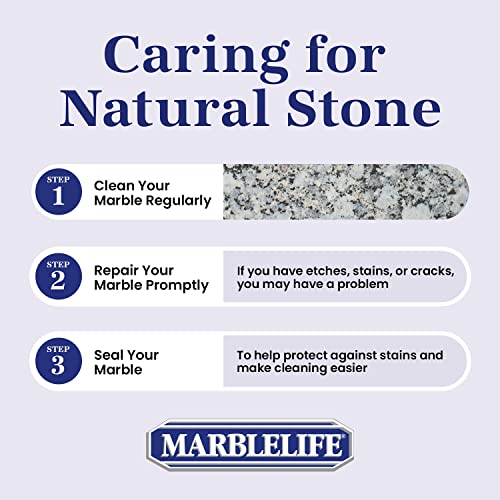 Marblelife Granite & Quartz Cleaner, Safe & Powerful Granite Countertop Cleaner, Oil & Wax Free Quartz Countertop, Effective Stone Care & Cleaning, Ready-To-Use Refill Gallon - size: 128 Fl Oz (Pack of 1)