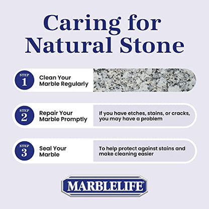 Marblelife Granite & Quartz Cleaner, Safe & Powerful Granite Countertop Cleaner, Oil & Wax Free Quartz Countertop, Effective Stone Care & Cleaning, Ready-To-Use Refill Gallon - size: 128 Fl Oz (Pack of 1)