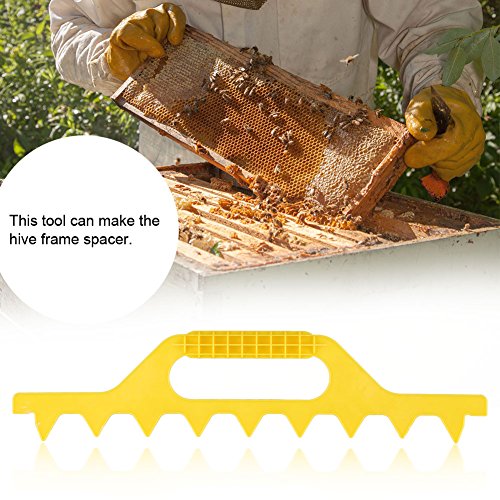 Bee Hive Frame Spcing Tool Spacer Beekeeping Accessories (Yellow 8 Box) - color: Yellow 8 box