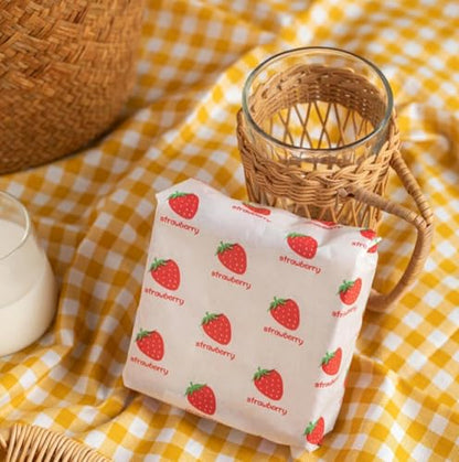 100 Sheets Wax Paper 15 x 11 Inch Greaseproof Sandwich Burger Chips Cuttable Baking Parchment Wraping Paper (Strawberry) - color: Strawberry