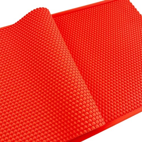 2PCS Beehive Foundation Sheets, Beeswax Foundation Sheets Press Embosser Machine Manual Silicone Mold DIY Beekeeping Tool