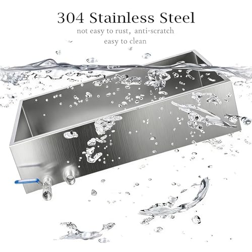 Marada Maple Syrup Evaporator Pan with Dual Interface Steam Table Pan,304 Stainless Jam Food Chafing for Home, Outdoor, Cooking (30"L x 20"W x 9.5"H) - size: 30x20x9.5 Inch (Pack of 1)