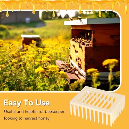 Cyrank Beekeeping Rearing Box, 20PCS Queen Marker Cage Clip Bee Catcher Beekeeper Beekeeping Tools Equipment Beekeeping Supplies Beekeeper Equipment Tool