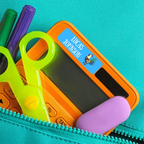 Custom Waterproof Dishwasher Safe Kid Name Labels for Daycare(128 Pack), Camp, School Supply, Baby Bottles, Lunch Boxes and Cups, Travel. Cute Personalized Design Name Stickers (Pattern 21) - color: Pattern 21