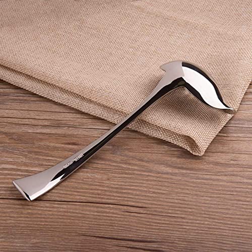 IMEEA 7-Inch Small Sauce Ladle with Pour Spout, 18/10 Stainless Steel Drizzle Spoon for Gravy, Dressing, Sauce, 2-Piece - size: 2 x Drizzle Spoon