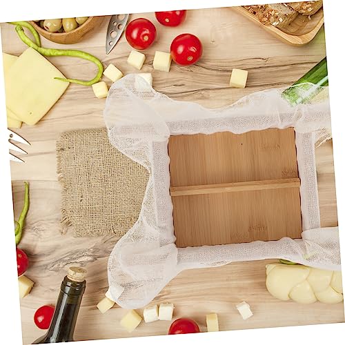 Zerodeko Wooden Tofu Press Mould for Homemade Tofu Kitchen Tool for Cheese Making Use Diy Mold with Lid for Home Cooking