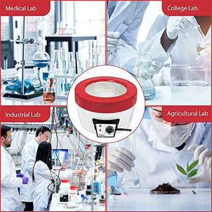 Heating Mantle Fisatom, 250ml up to 300 °C for Round-Bottom flasks with a Diameter of 86 mm. Electric Temperature Control. - size: 250ml