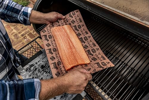 Oklahoma Joe’s Peach Butcher Paper – 18‑in x 100‑ft Roll, Made in USA, Heat‑Resistant & Breathable BBQ Wrapping Paper for Smoking Meats - size: 18-in x 100-ft
