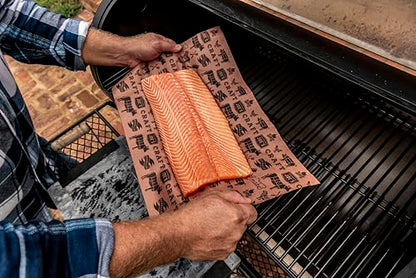 Oklahoma Joe’s Peach Butcher Paper – 18‑in x 100‑ft Roll, Made in USA, Heat‑Resistant & Breathable BBQ Wrapping Paper for Smoking Meats - size: 18-in x 100-ft