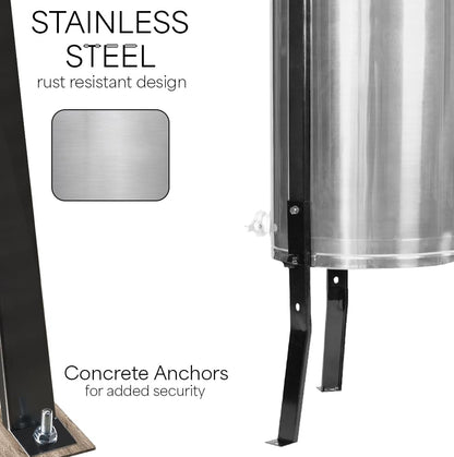 VIVO Honey Extractor 8 Frame Rack (4 Deep Frames), Food Grade Stainless Steel Honey Processing Equipment, Manual Crank Honeycomb Drum Spinner with Transparent Lid, BEE-V004B