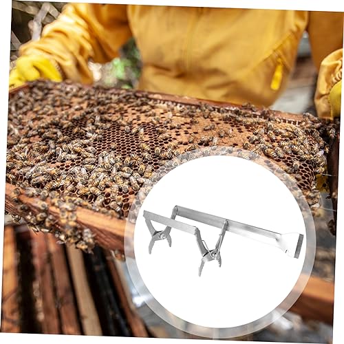 Beehive Frame Holder Lifter Metal Tool for Beekeeping Supplies Easy Honeycomb Frame Removal Convenient Hive Maintenance Equipment