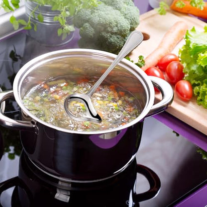 2 PCS Small Ladle, Mini Gravy Ladle Drizzle Spoon, 7.87 Inch Stainless Steel Soup Ladles with Pouring Spout for Spooning Sauces, Gravies