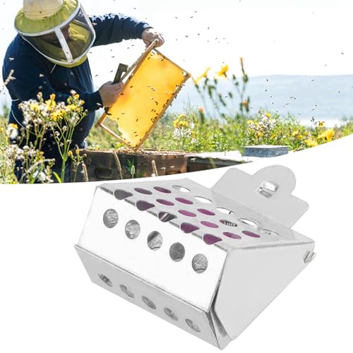 Pilipane Galvanized Iron Queen Bee Catcher Clip Queen Cage Clip Bee Catching Tool for Beekeepers Beekeeping Tool Essential Equipment for Beekeeping Made Galvanized Iron