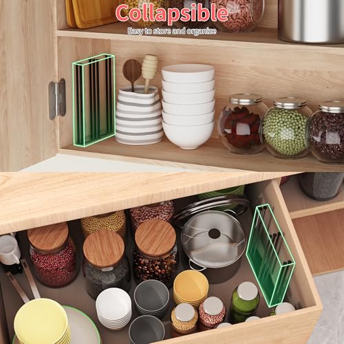 Collapsible Bottle Drying Rack, Baby Bottle Drying Rack, Foldable Cup Draining Holder, Retractable Reusable Silicone Bag Dryer with Non-Slip Bottom - Stainless Steel (Black) - color: Black