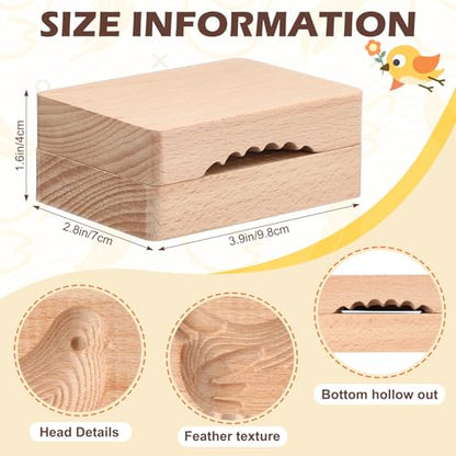 Hushee Chick Butter Mold Decorative Butter Press Wooden Mold for Homemade Cutter Wood Kitchen Accessory & Table for Baking DIY Dairy Making Supplies - style: Chick