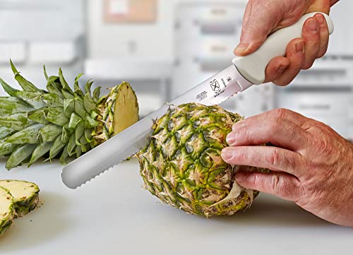 Mercer Culinary Ultimate White 10" Wavy Edge Slicer Knife - style: Wavy Edge Slicer Knife 10 Inch