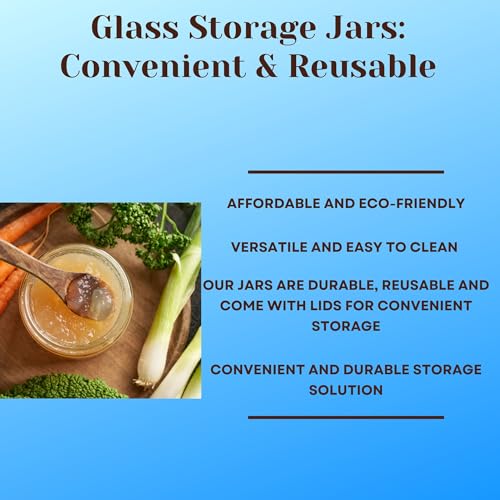 Jarming Collections Mason Jars - 16 oz Glass Extra Wide Mouth Pint Storage Jars with Black Flip Snap Lids - Made in USA - color: 2 Black Flip Plastic Lids-16 OZ