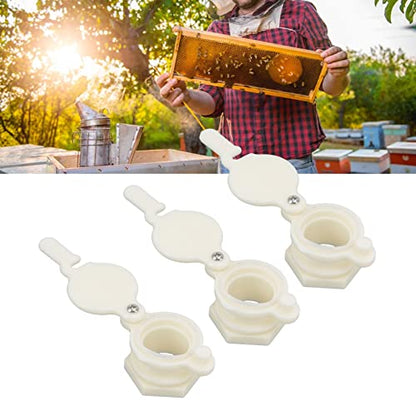 3Pcs Honey Gate Valve, Beekeeping Honey Gate Valve Plastic Bee Honey Bucket Tap Beekeeping Integrated Honey Gate Extractor for Beekeeping